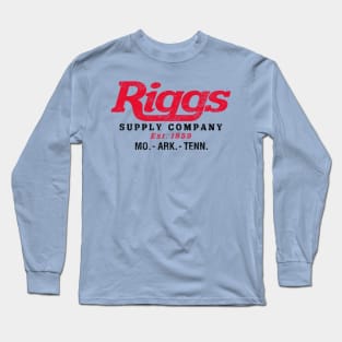 Riggs Supply Company (lt shirt) Long Sleeve T-Shirt